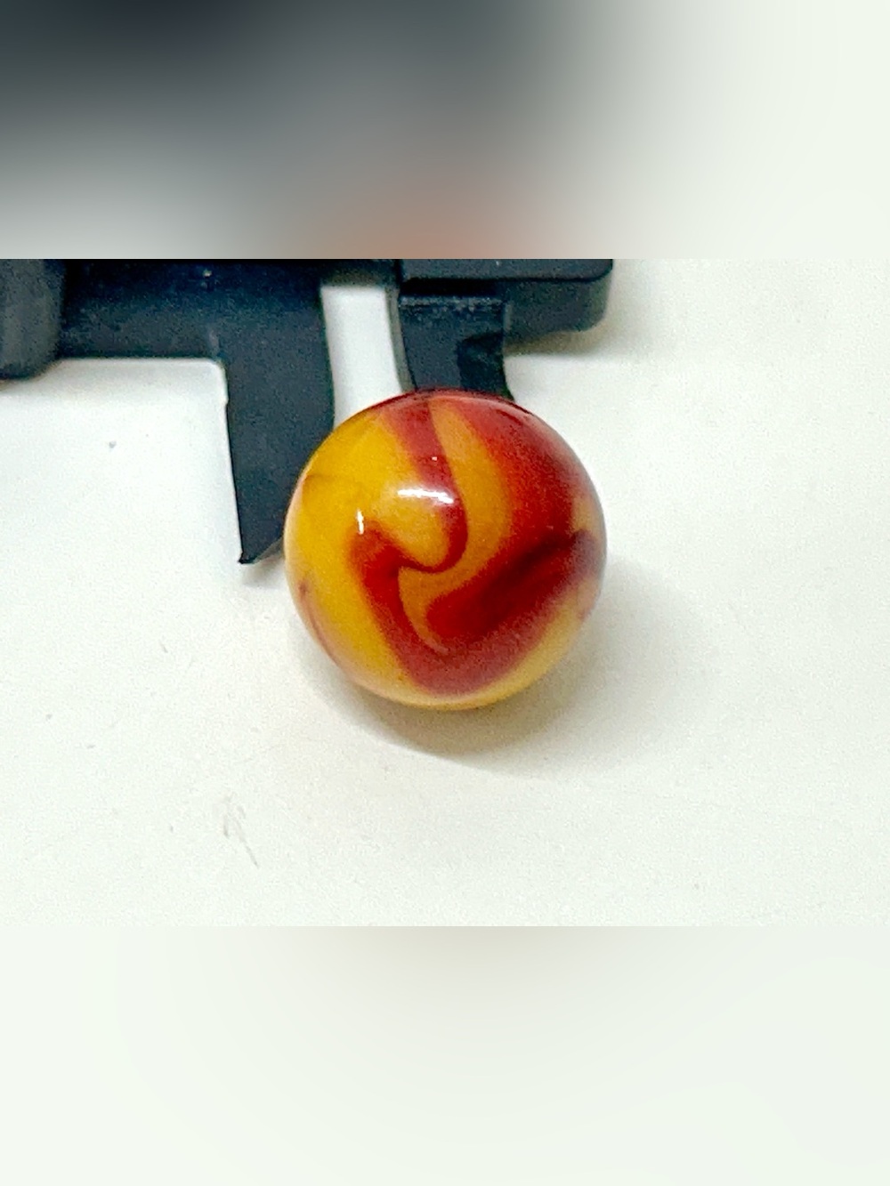 Antique Akro Agate Cherryade Swirl Marble